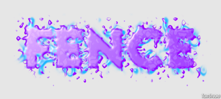 Fence Texteffekt