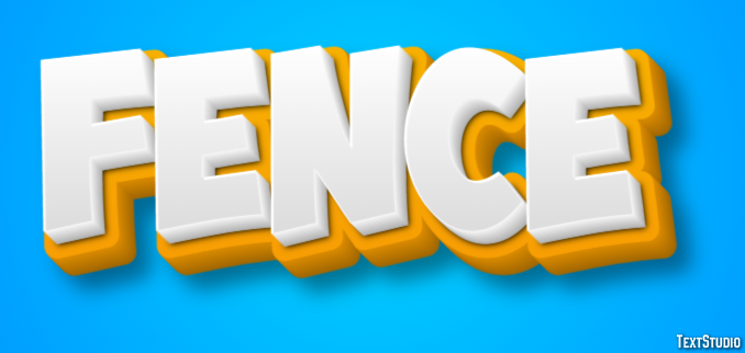 Fence Text Effect