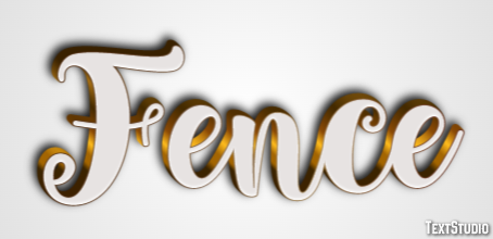 Fence Text Effect