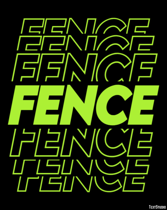 Fence Texteffekt