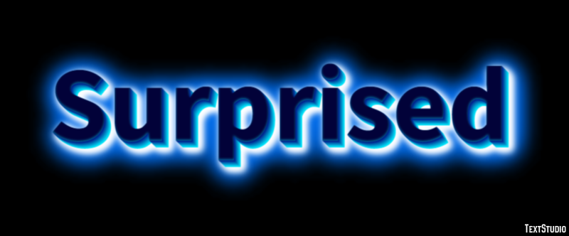 Surprised Texteffekt
