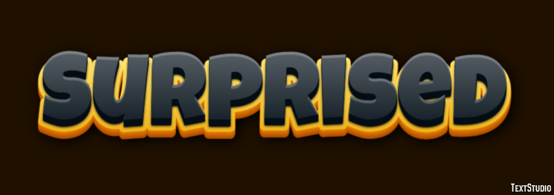 Surprised Text Effect