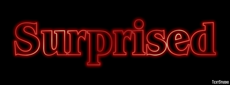 Surprised Texteffekt