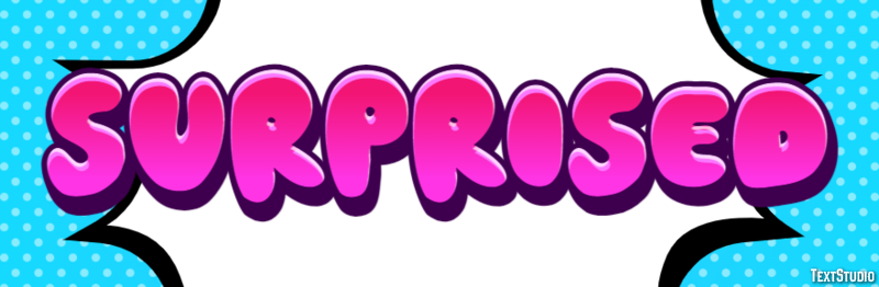 Surprised Text Effect