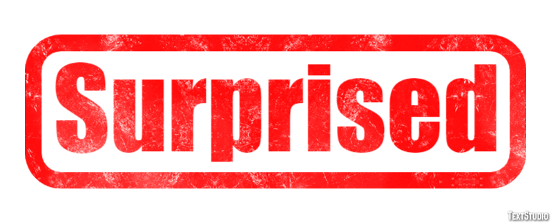 Surprised Texteffekt