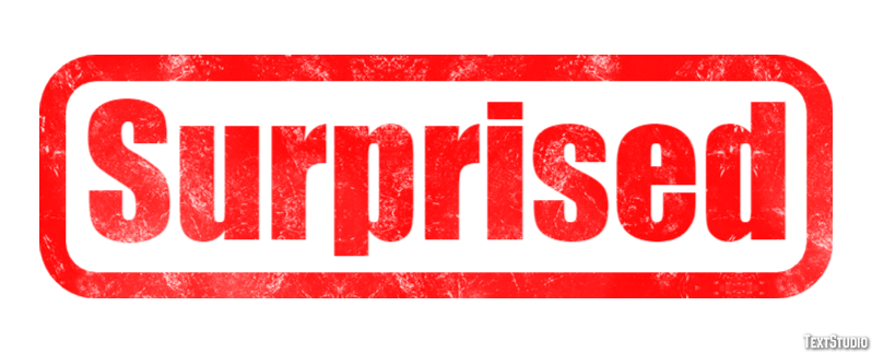 Surprised Text Effect