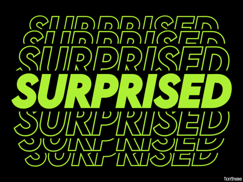 Surprised Texteffekt