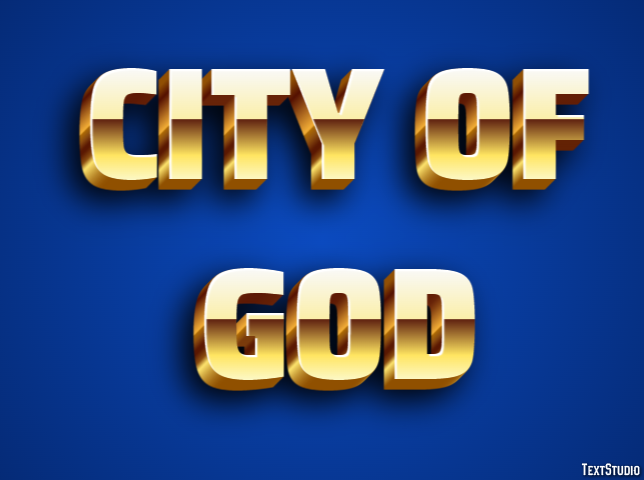 City of God Effetto testo