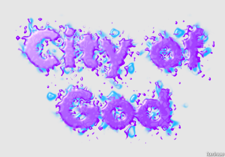 City of God Text effect