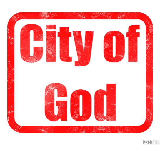 City of God Text effect