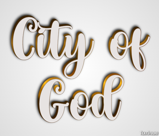 City of God Text effect