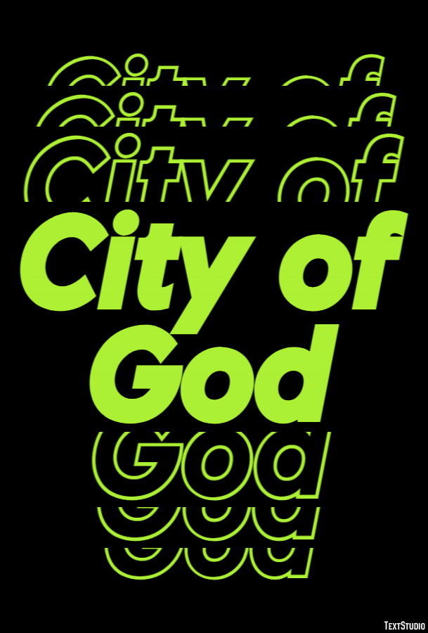City of God Efekt tekstowy