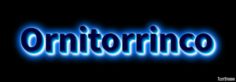 Ornitorrinco Efecto de texto