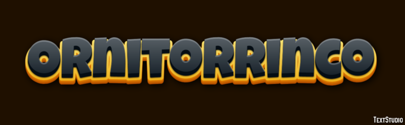 Ornitorrinco Efecto de texto