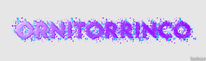 Ornitorrinco Efecto de texto