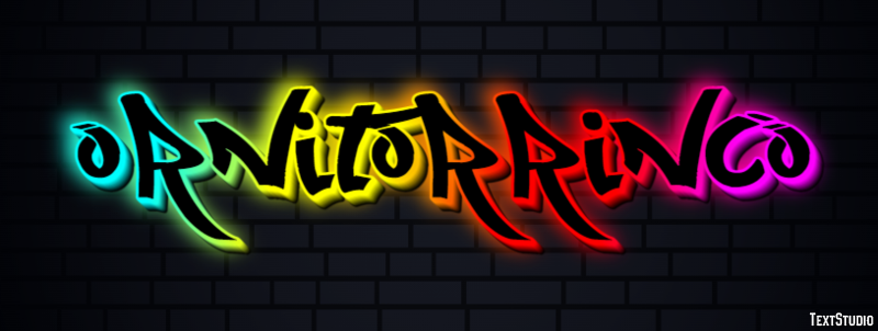 Ornitorrinco Efecto de texto