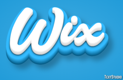 Wix Text effect