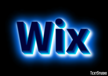 Wix Text effect