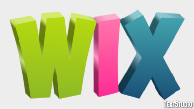 Wix Text effect