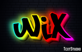 Wix Text effect
