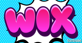 Wix Text effect