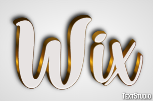 Wix Text effect