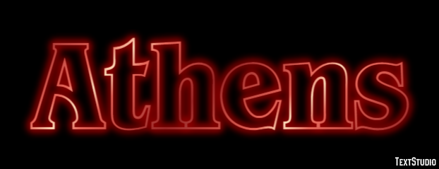 Athens Text effect