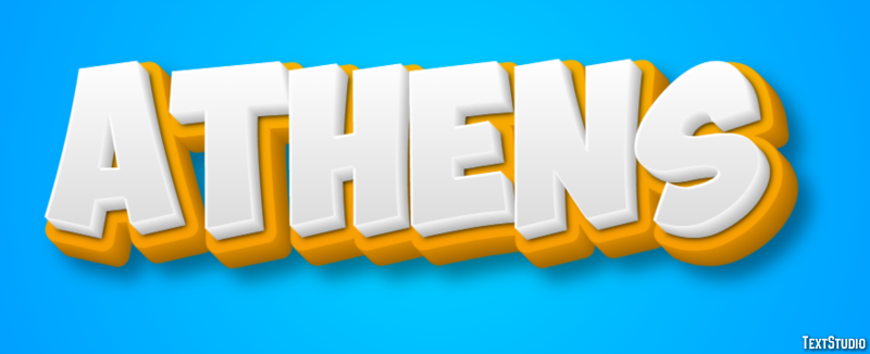 Athens Text Effect