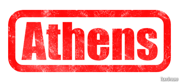 Athens Text effect