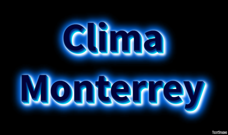 Clima Monterrey Efecto de Texto