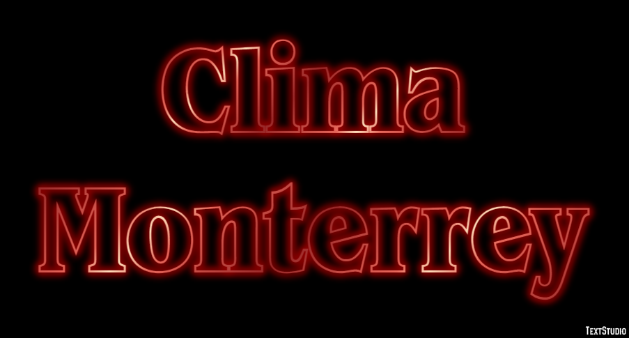 Clima Monterrey Tekst Effect