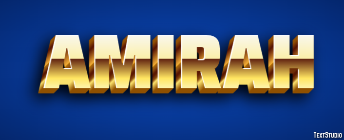 Amirah Text Effect