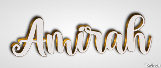 Amirah Text Effect
