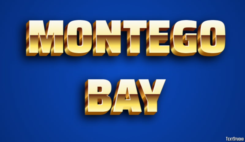 Montego Bay Efekt tekstowy