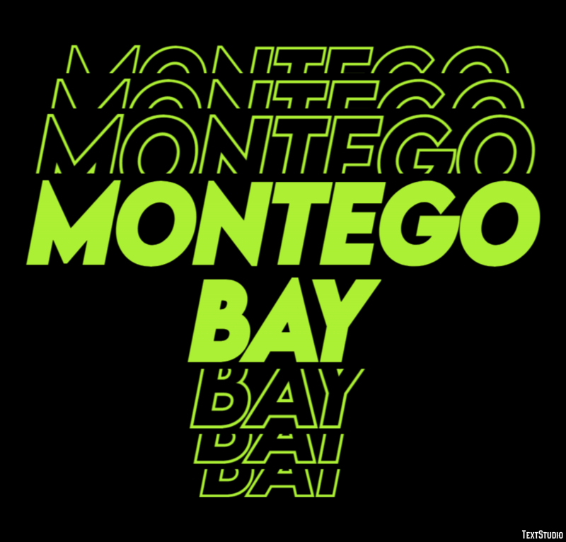 Montego Bay Efekt tekstowy