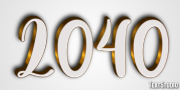 2040 Metin Efekti