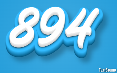 894 Text Effect