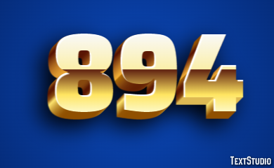 894 Text Effect