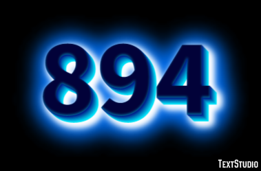894 Text Effect