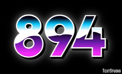 894 Text Effect