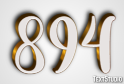 894 Text effect