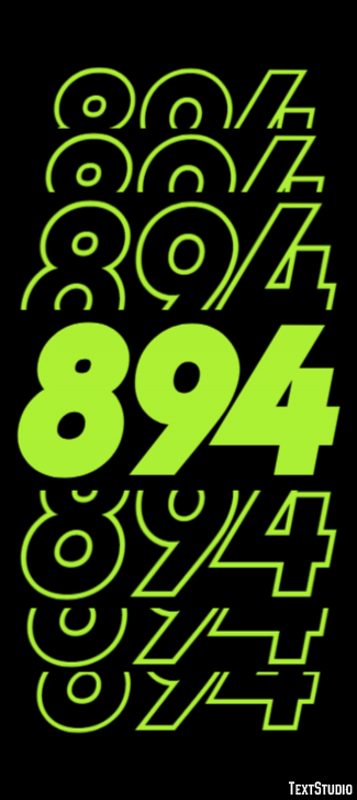 894 Text Effect