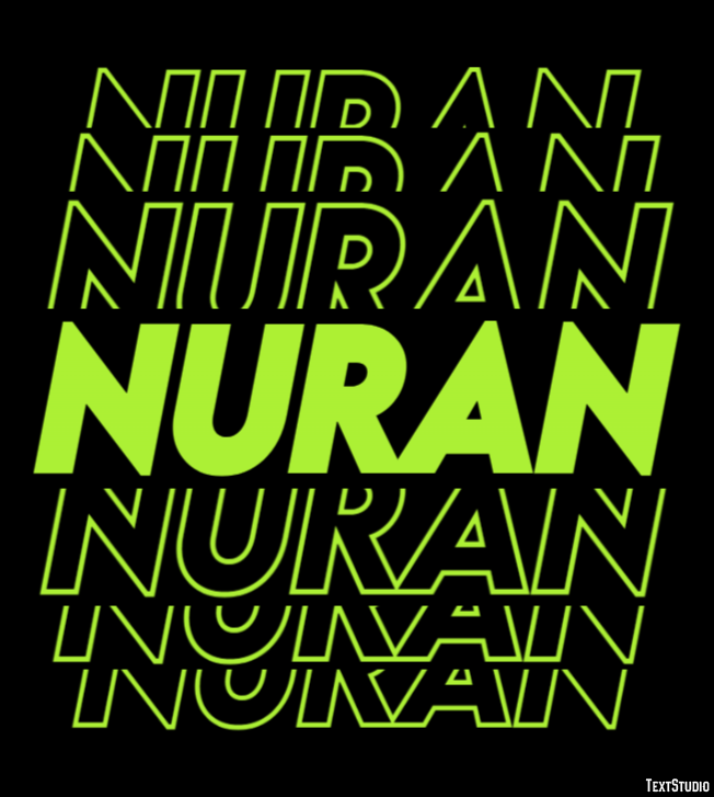 Nuran Effetto testo