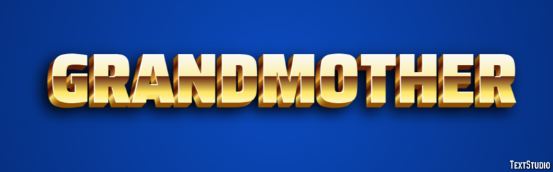 Grandmother Text Effect