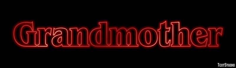 Grandmother Text effect