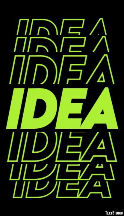 Idea Text Effect