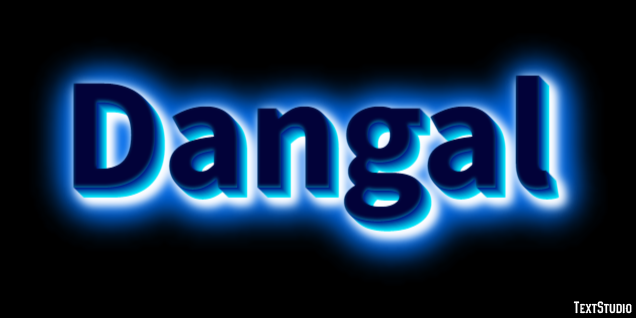 Dangal Text effect