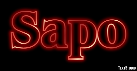 Sapo Text effect