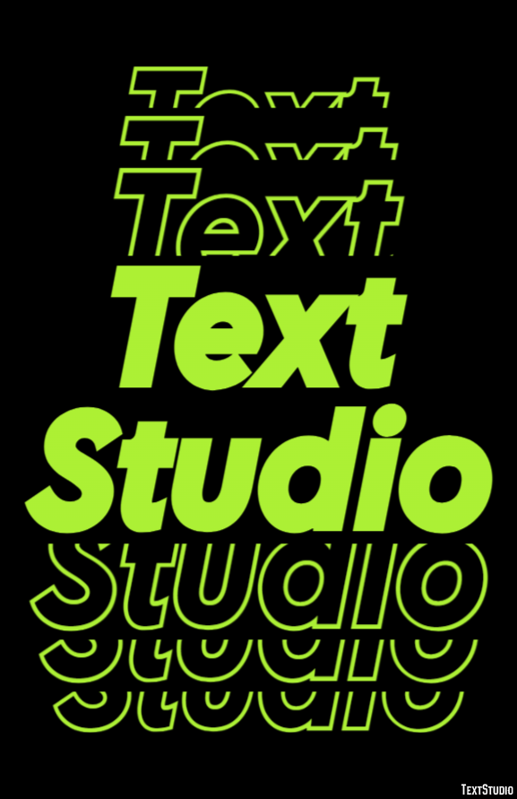 Text Studio Effetto testo