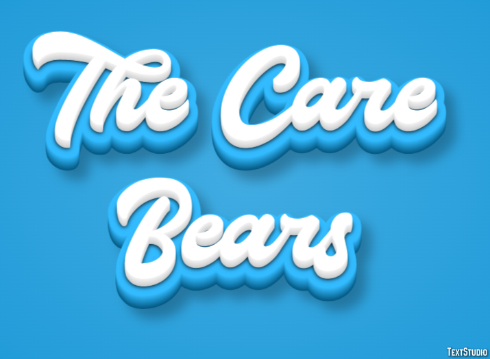 The Care Bears Text Effect